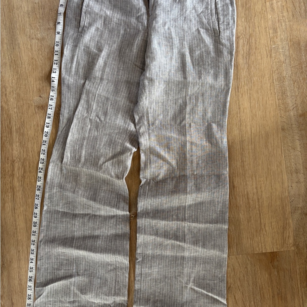 Gray Pinstripe Pants